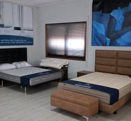 Loja interior exposição ao público